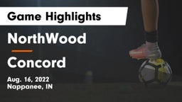 NorthWood  vs Concord  Game Highlights - Aug. 16, 2022