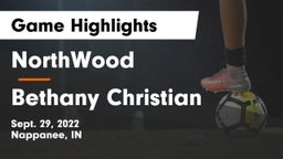 NorthWood  vs Bethany Christian Game Highlights - Sept. 29, 2022