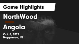 NorthWood  vs Angola Game Highlights - Oct. 8, 2022