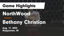 NorthWood  vs Bethany Christian  Game Highlights - Aug. 17, 2023