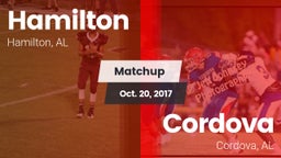 Matchup: Hamilton  vs. Cordova  2017