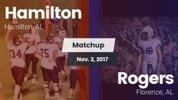 Matchup: Hamilton  vs. Rogers  2017
