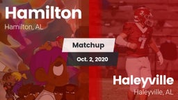 Matchup: Hamilton  vs. Haleyville  2020