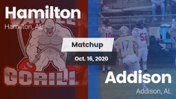Matchup: Hamilton  vs. Addison  2020