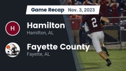 Recap: Hamilton  vs. Fayette County  2023