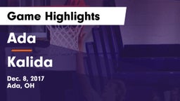 Ada  vs Kalida  Game Highlights - Dec. 8, 2017