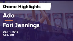 Ada  vs Fort Jennings  Game Highlights - Dec. 1, 2018