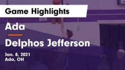 Ada  vs Delphos Jefferson  Game Highlights - Jan. 8, 2021