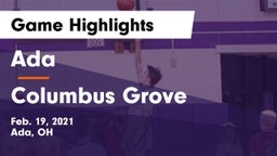 Ada  vs Columbus Grove  Game Highlights - Feb. 19, 2021