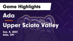 Ada  vs Upper Scioto Valley  Game Highlights - Jan. 8, 2022