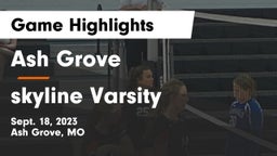 Ash Grove  vs skyline Varsity Game Highlights - Sept. 18, 2023