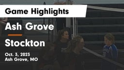 Ash Grove  vs Stockton  Game Highlights - Oct. 3, 2023