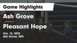 Ash Grove  vs Pleasant Hope  Game Highlights - Oct. 12, 2023