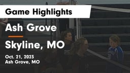 Ash Grove  vs Skyline, MO Game Highlights - Oct. 21, 2023