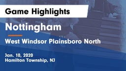 Nottingham  vs West Windsor Plainsboro North Game Highlights - Jan. 10, 2020