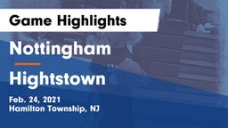 Nottingham  vs Hightstown  Game Highlights - Feb. 24, 2021