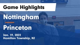 Nottingham  vs Princeton Game Highlights - Jan. 19, 2022