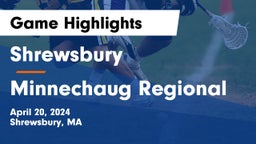 Shrewsbury  vs Minnechaug Regional  Game Highlights - April 20, 2024