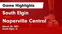 South Elgin  vs Naperville Central  Game Highlights - March 20, 2021