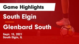 South Elgin  vs Glenbard South Game Highlights - Sept. 15, 2021