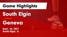 South Elgin  vs Geneva  Game Highlights - Sept. 18, 2021