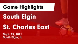 South Elgin  vs St. Charles East  Game Highlights - Sept. 25, 2021