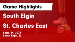 South Elgin  vs St. Charles East  Game Highlights - Sept. 24, 2022