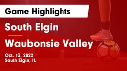 South Elgin  vs Waubonsie Valley Game Highlights - Oct. 13, 2022