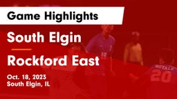 South Elgin  vs Rockford East  Game Highlights - Oct. 18, 2023