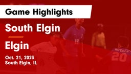 South Elgin  vs Elgin  Game Highlights - Oct. 21, 2023