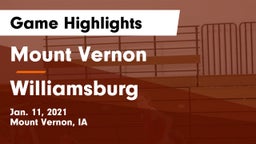 Mount Vernon  vs Williamsburg  Game Highlights - Jan. 11, 2021