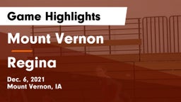 Mount Vernon  vs Regina  Game Highlights - Dec. 6, 2021