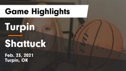 Turpin  vs Shattuck  Game Highlights - Feb. 23, 2021