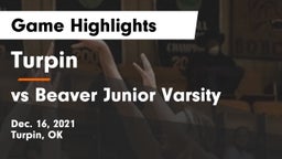 Turpin  vs vs Beaver Junior Varsity Game Highlights - Dec. 16, 2021