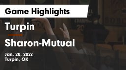 Turpin  vs Sharon-Mutual  Game Highlights - Jan. 20, 2022