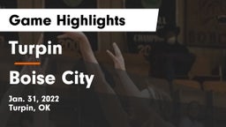 Turpin  vs Boise City  Game Highlights - Jan. 31, 2022