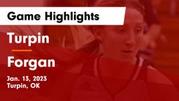 Turpin  vs Forgan  Game Highlights - Jan. 13, 2023