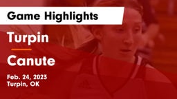 Turpin  vs Canute  Game Highlights - Feb. 24, 2023