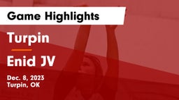 Turpin  vs Enid JV Game Highlights - Dec. 8, 2023