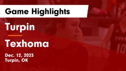 Turpin  vs Texhoma  Game Highlights - Dec. 12, 2023