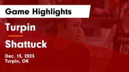 Turpin  vs Shattuck  Game Highlights - Dec. 15, 2023