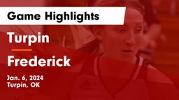 Turpin  vs Frederick  Game Highlights - Jan. 6, 2024