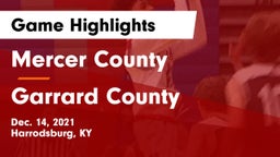 Mercer County  vs Garrard County  Game Highlights - Dec. 14, 2021