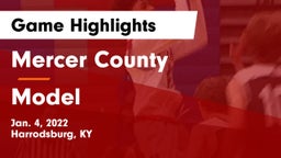 Mercer County  vs Model  Game Highlights - Jan. 4, 2022