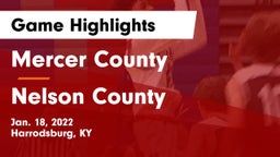 Mercer County  vs Nelson County  Game Highlights - Jan. 18, 2022