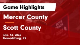 Mercer County  vs Scott County  Game Highlights - Jan. 14, 2023