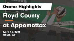 Floyd County  vs at Appomottax Game Highlights - April 14, 2021