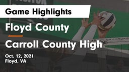 Floyd County  vs Carroll County High Game Highlights - Oct. 12, 2021