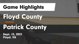 Floyd County  vs Patrick County  Game Highlights - Sept. 13, 2022