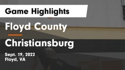 Floyd County  vs Christiansburg  Game Highlights - Sept. 19, 2022